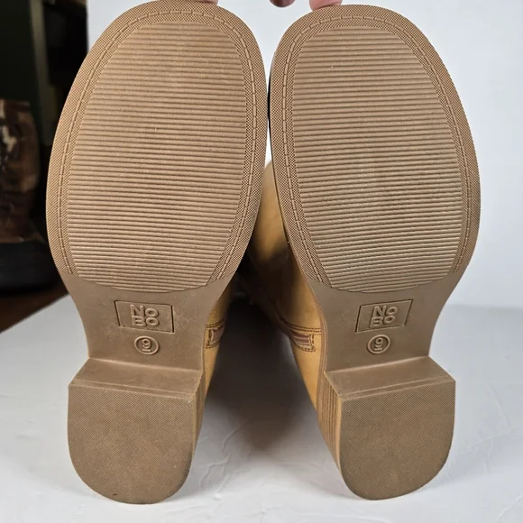 NWOT No Boundaries Women's Tall Riding Boots Size 9 Western Equestrian Tan - Picture 9 of 10